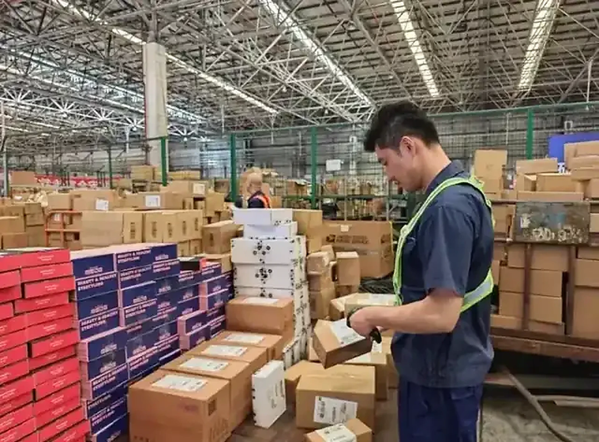 仓库扫描出库包裹